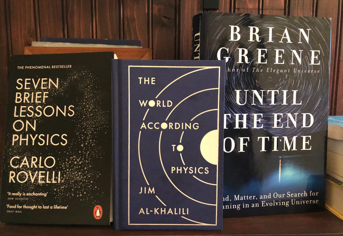 The universe in three books